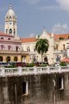 Vista del Teatro Nacional e Iglesia - Casco Viejo