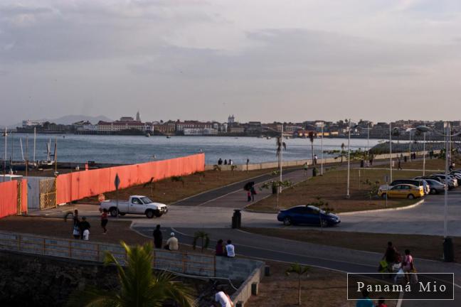 Casco Viejo visto desde la Cinta Costera