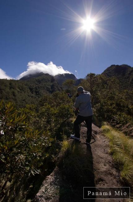 Fotografiando el Volcan Baru