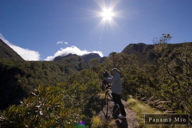 Fotografiando el Volcan Baru